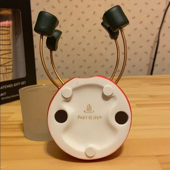 NWT PartyLight Ceramic Santa votive holder . - Picture 8 of 8